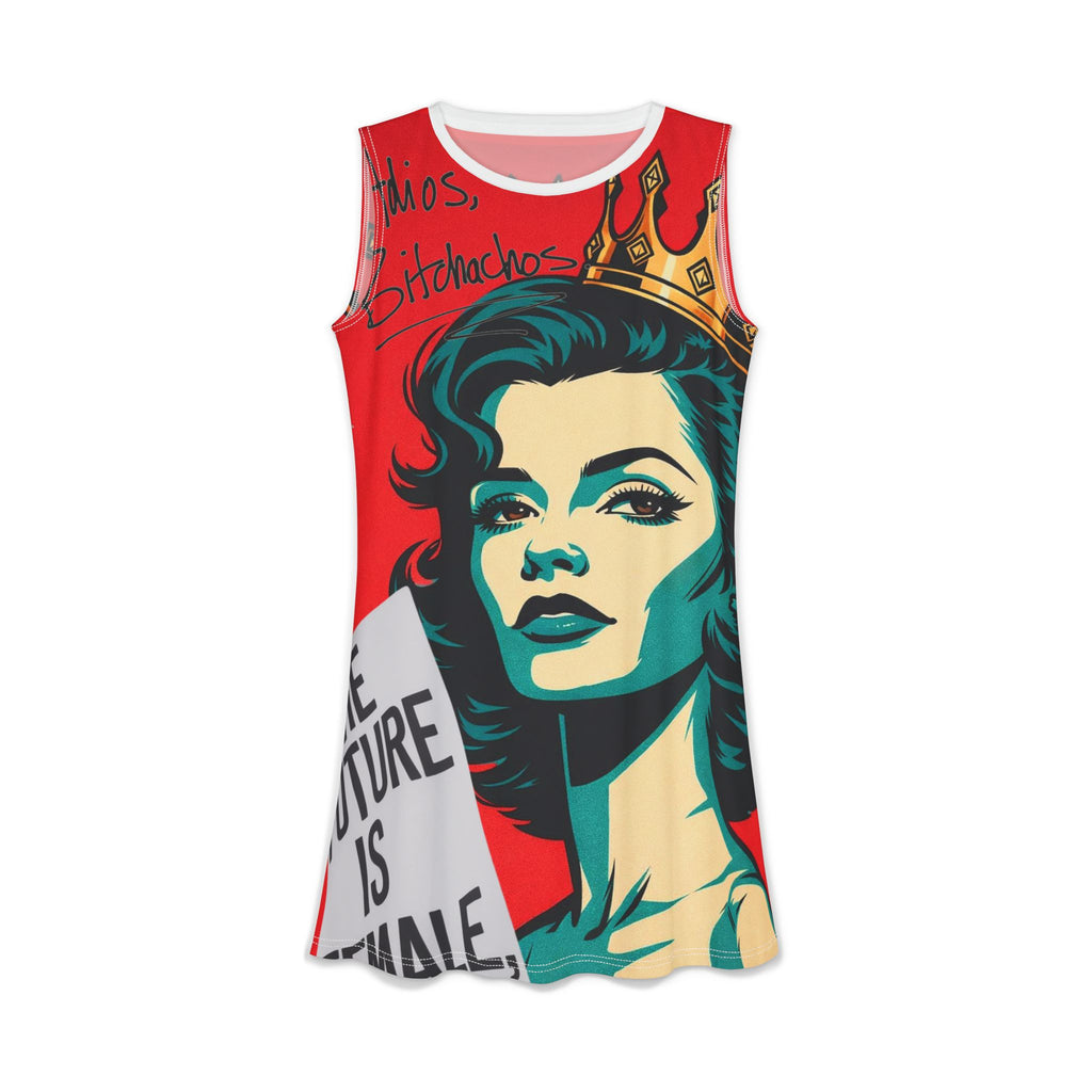 Feminist Graphic Dress — 'The Future Is Female' AOP Casual Dress