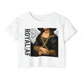 Mona Lisa Remix Crop Top — 'B.A.D.' Festival Graphic Tee